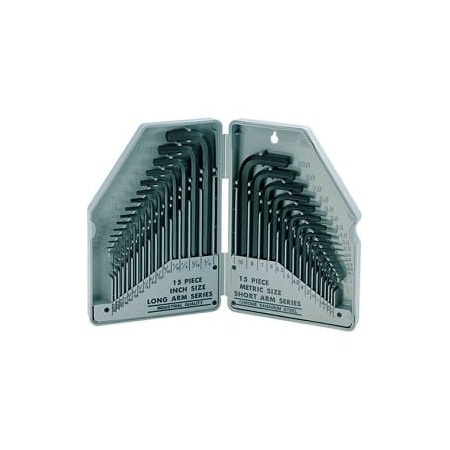 Eclipse Enterprises Eclipse 900-038 - Hex Key Set - US and Metric 900-038